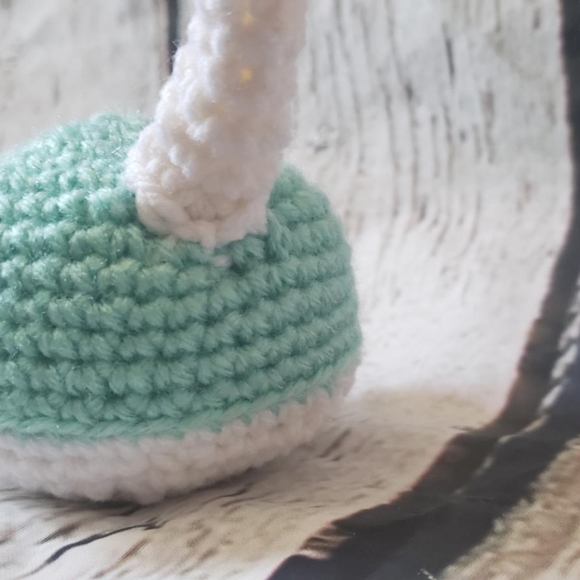 Mint Crochet Narwhal Amigurumi - Picture 9 of 11